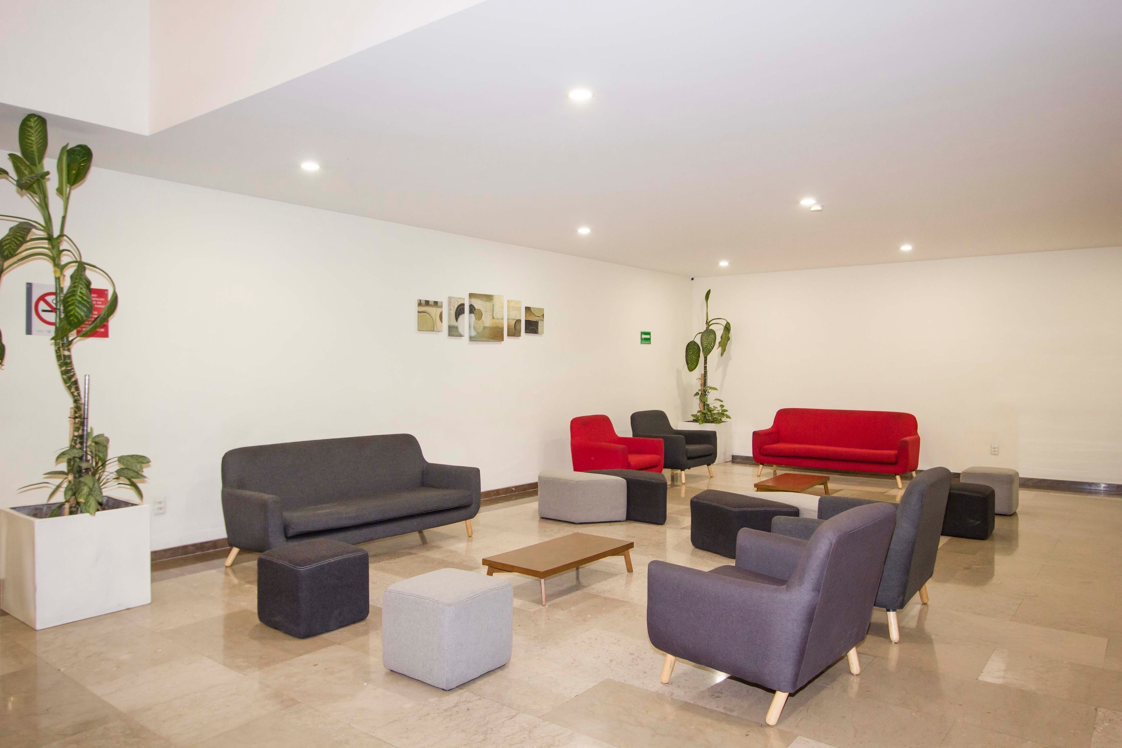 Sala de estar en el lobby