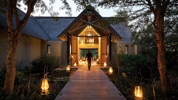 Front of property – evening/night