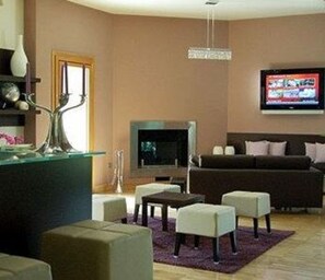 Coin salon dans le hall