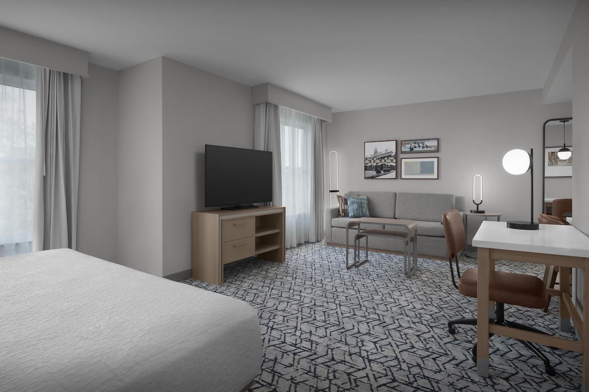 1 habitación, ropa de cama hipoalergénica y camas con pillow-top