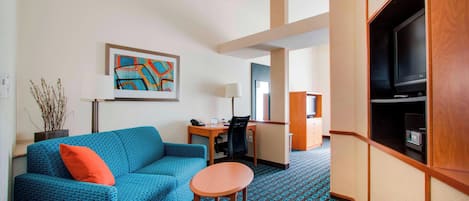 行政套房, 1 張特大雙人床及 1 張梳化床 | 高級寢具、特厚豪華床墊、書桌、手提電腦工作空間