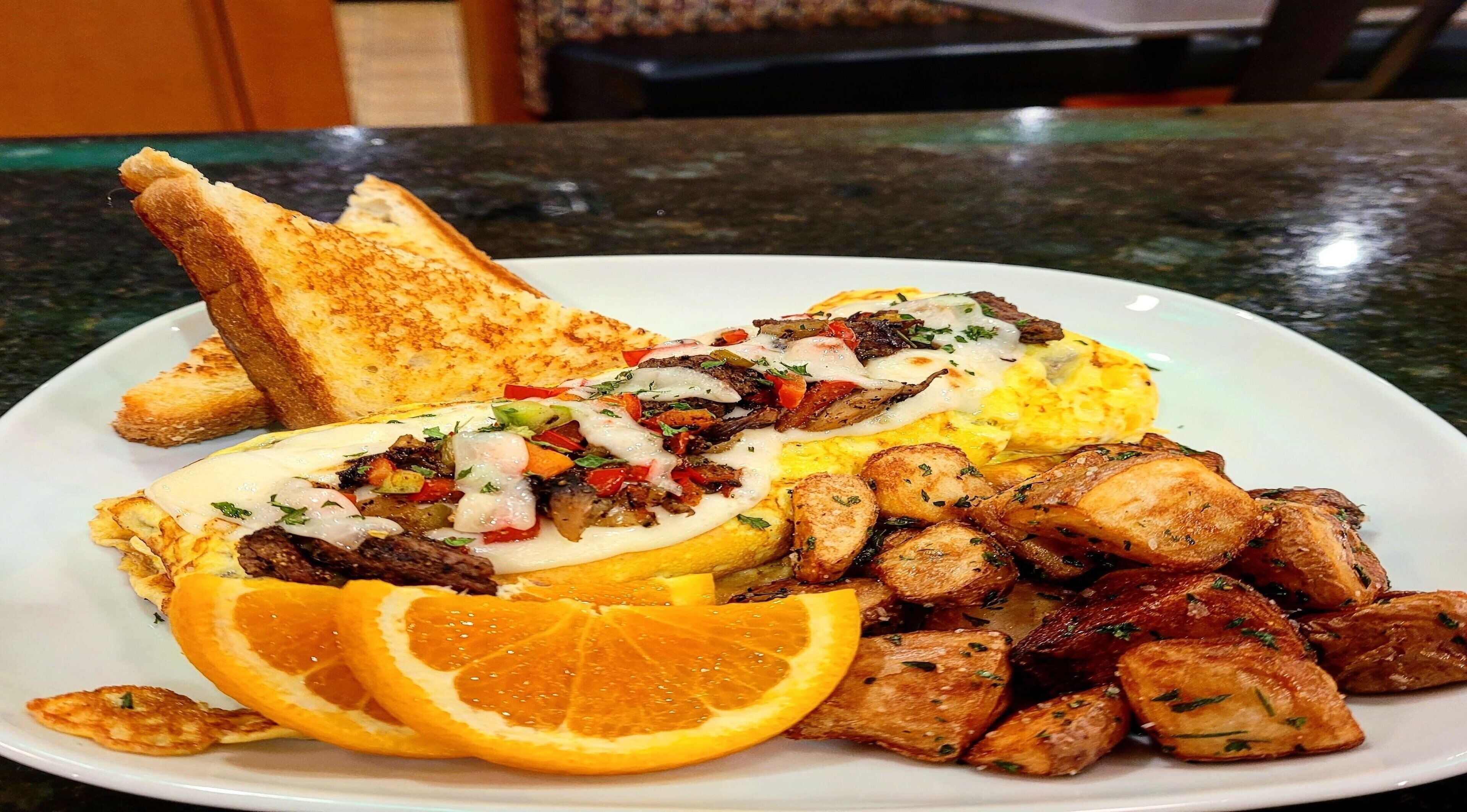 breakfast and dinner served