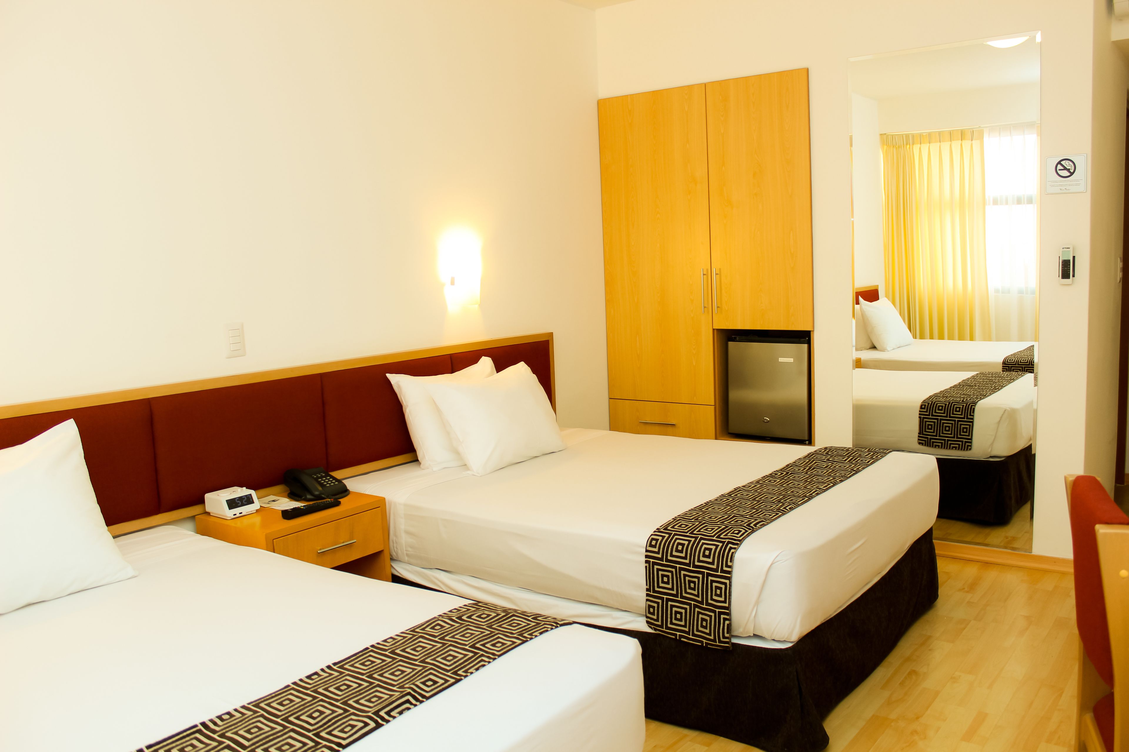 twin room | premium bedding, minibar, in-room safe, desk
