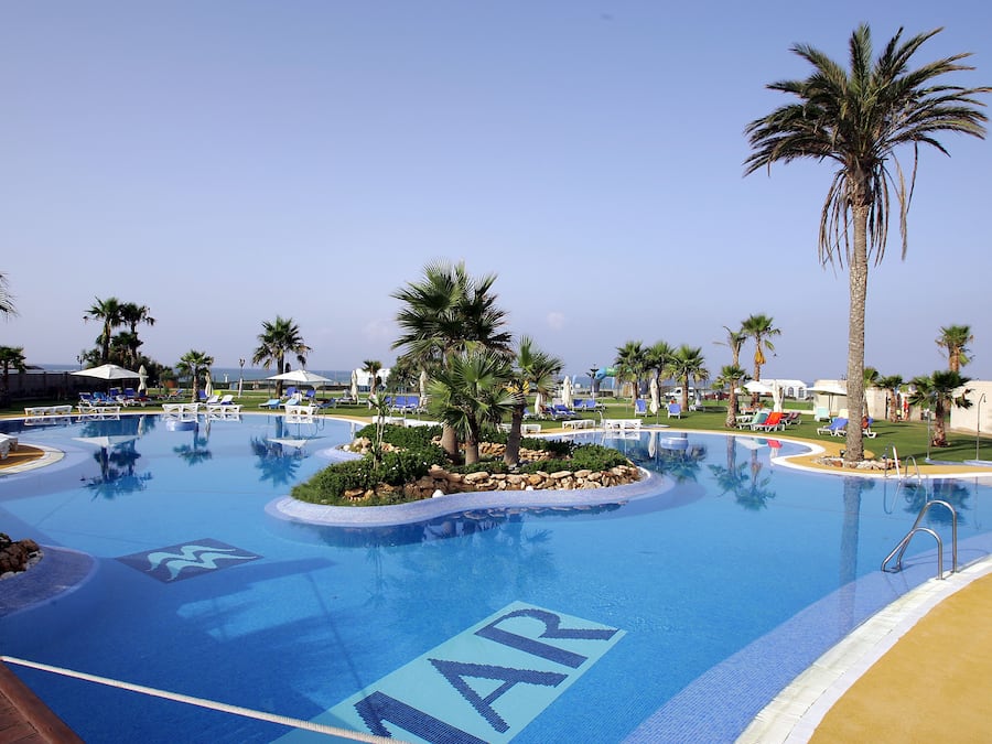 Indoor pool, 2 outdoor pools, pool umbrellas, sun loungers