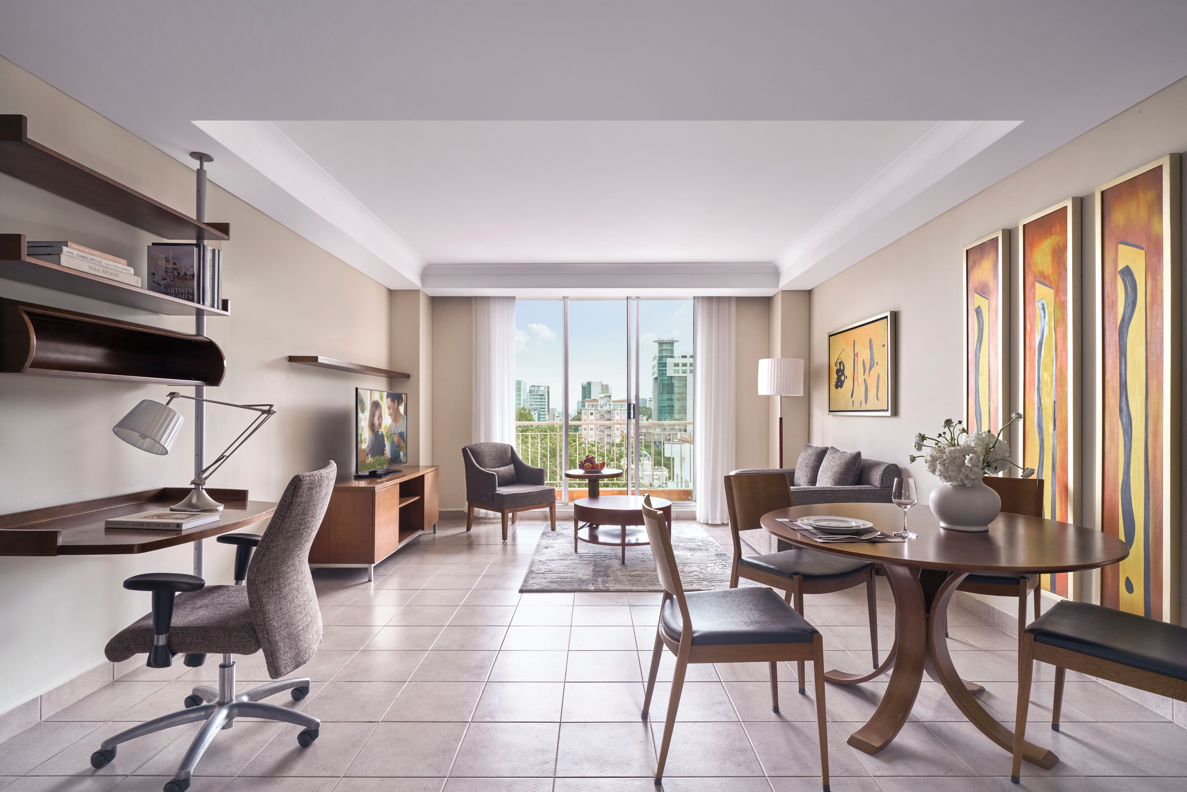 1-Bedroom Premier Apartment | Living area