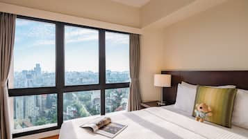 1 chambre, coffres-forts dans les chambres, bureau, rideaux occultants