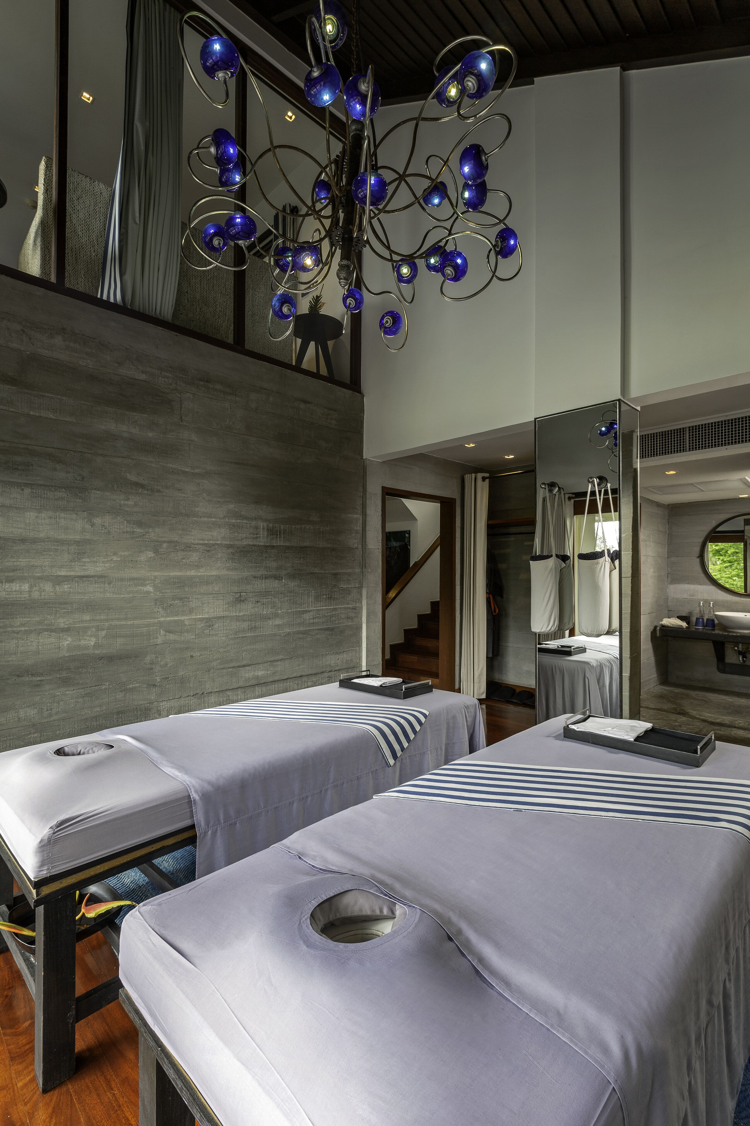 two bedroom pearl shell suite | bathroom | separate bathtub and shower, rainfall showerhead, free toiletries