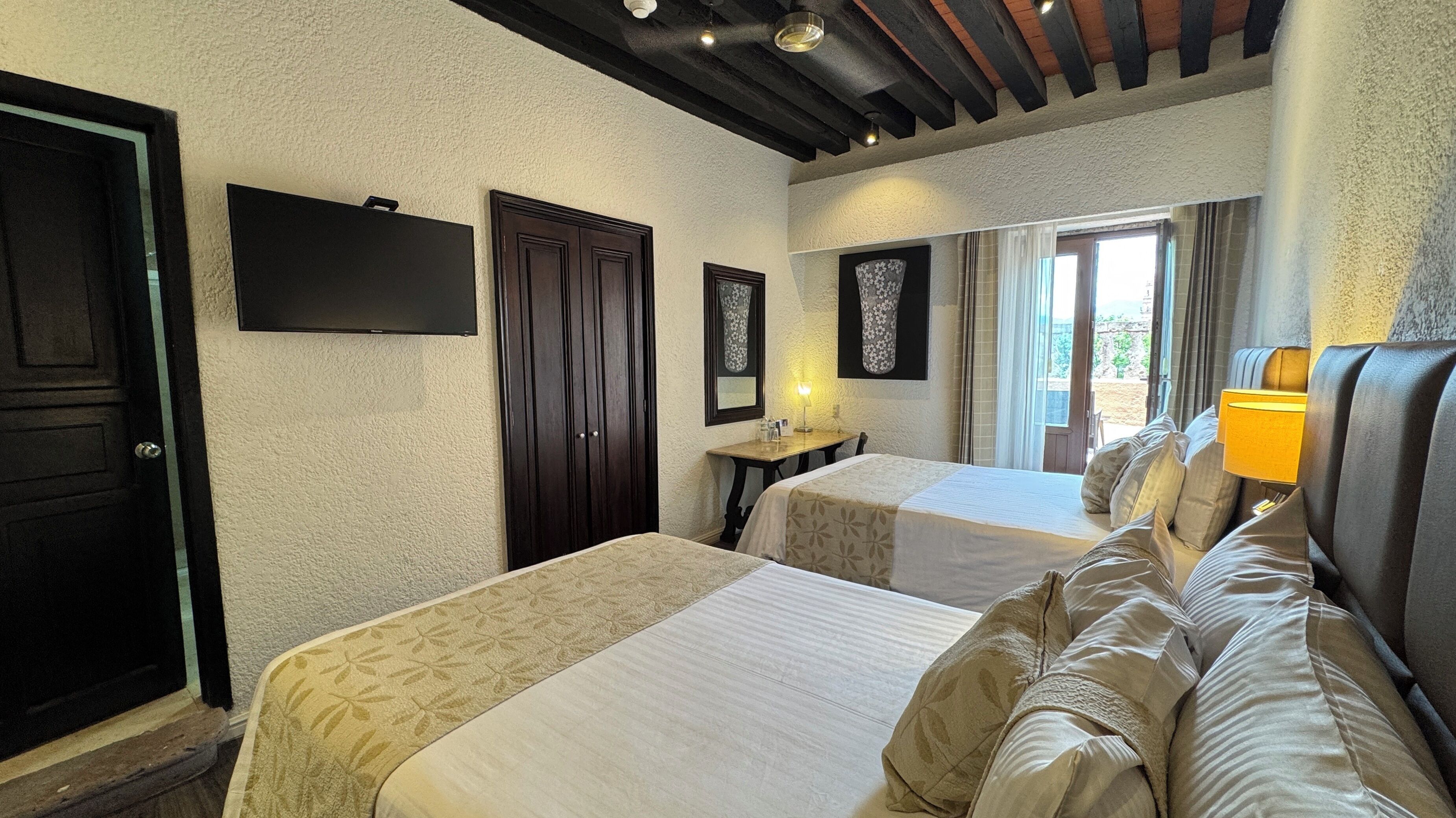 Deluxe Room, 2 Double Beds | In-room safe, desk, iron/ironing board, free WiFi
