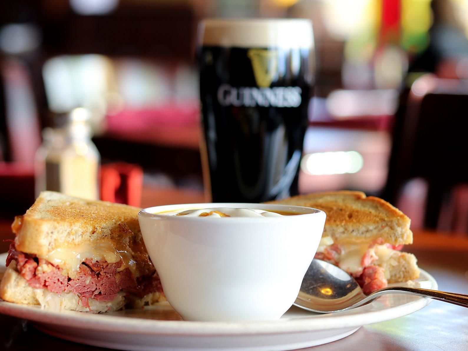 breakfast, lunch and dinner served