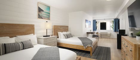 Standard Room, 2 Queen Beds, Non Smoking | Premium bedding, down comforters, desk, soundproofing