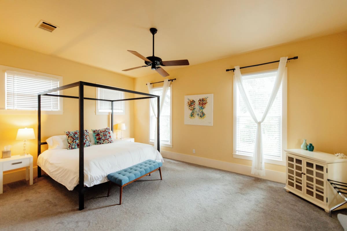 Premium bedding, free WiFi, bed sheets