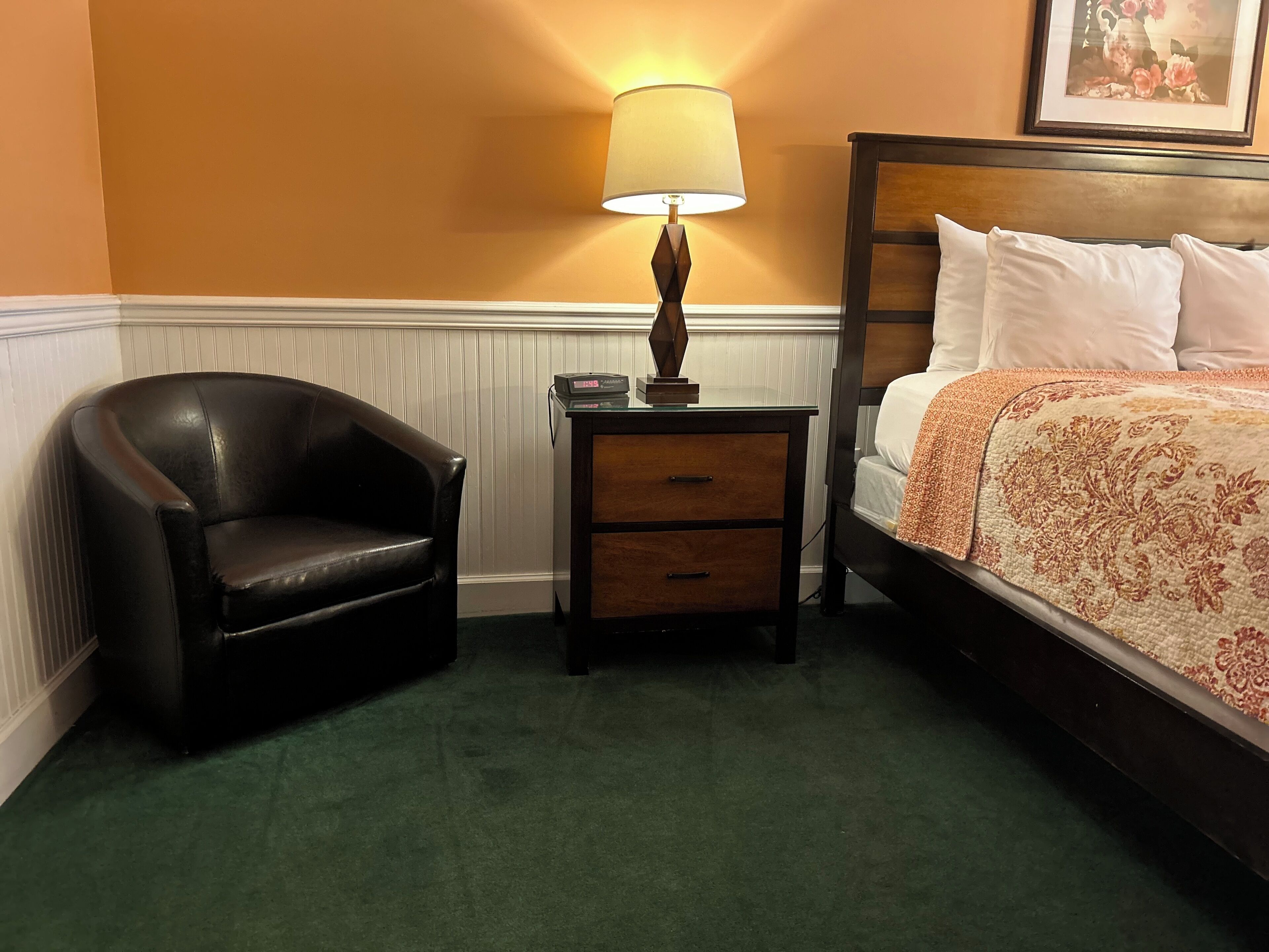 premium bedding, iron/ironing board, free wifi, bed sheets