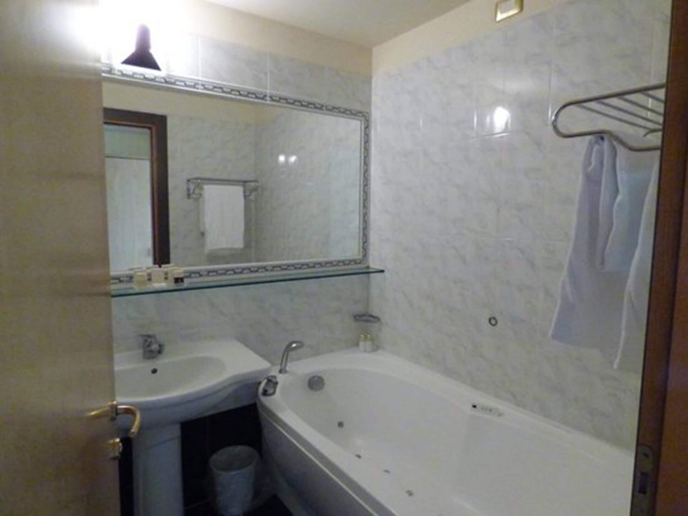 free toiletries, hair dryer, towels