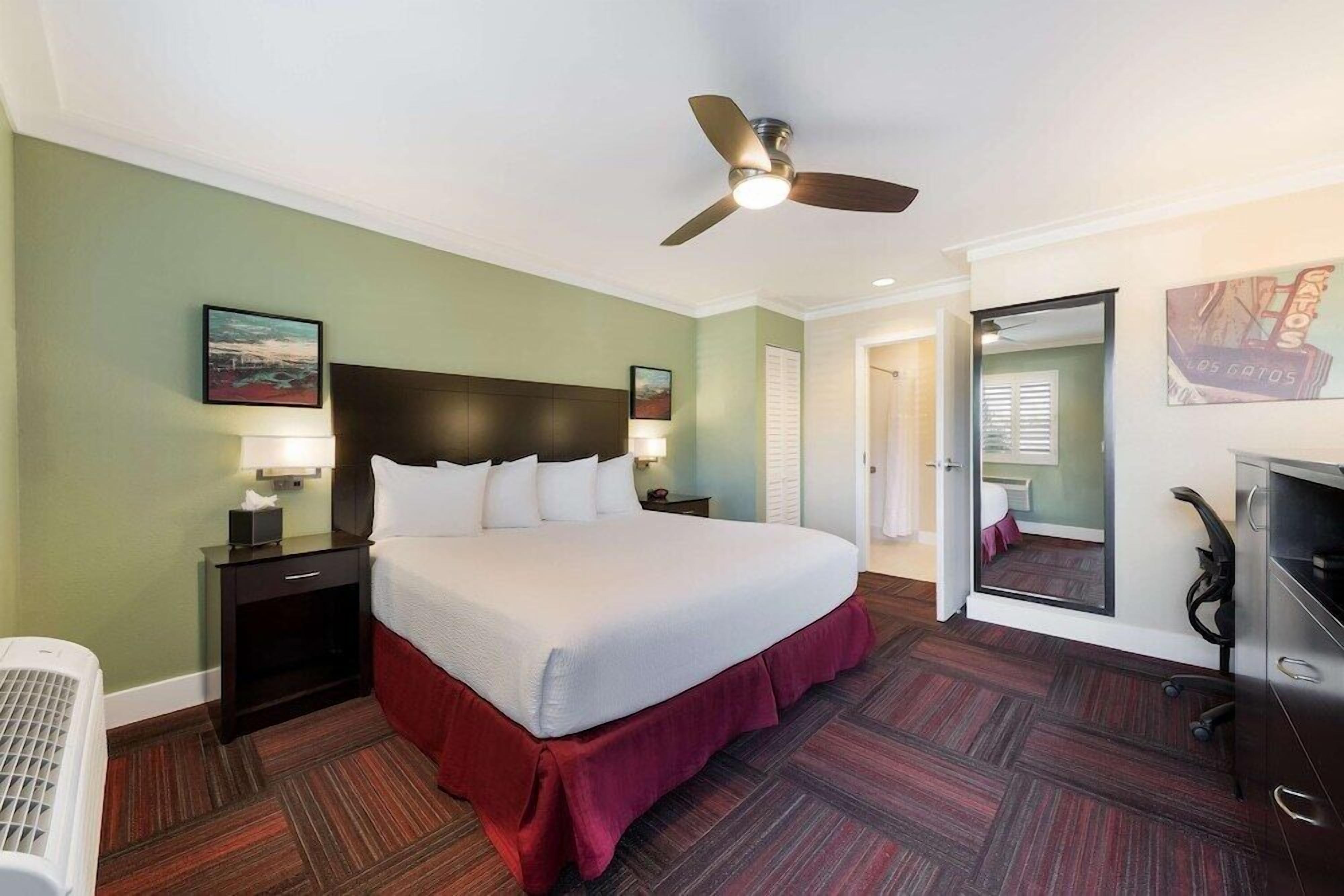Premium bedding, pillow-top beds, in-room safe, desk