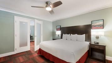 Premium bedding, pillowtop beds, in-room safe, desk