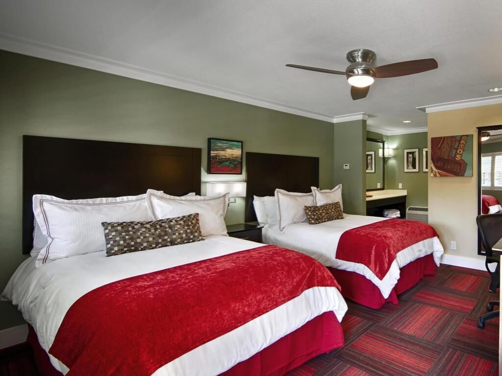 Premium bedding, pillow-top beds, in-room safe, desk
