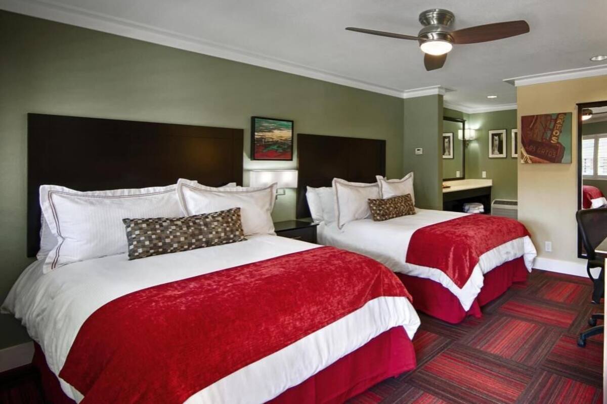 Premium bedding, pillow-top beds, in-room safe, desk