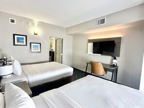 Standard Room, 2 Queen Beds, Non Smoking | 1 bedroom, premium bedding, in-room safe, desk