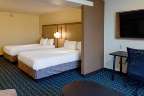 Suite, Multiple Beds | Premium bedding, desk, blackout curtains, iron/ironing board - Fairfield Inn & Suites by Marriott Edmond (Edmond)
