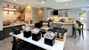 Daily buffet breakfast for a fee