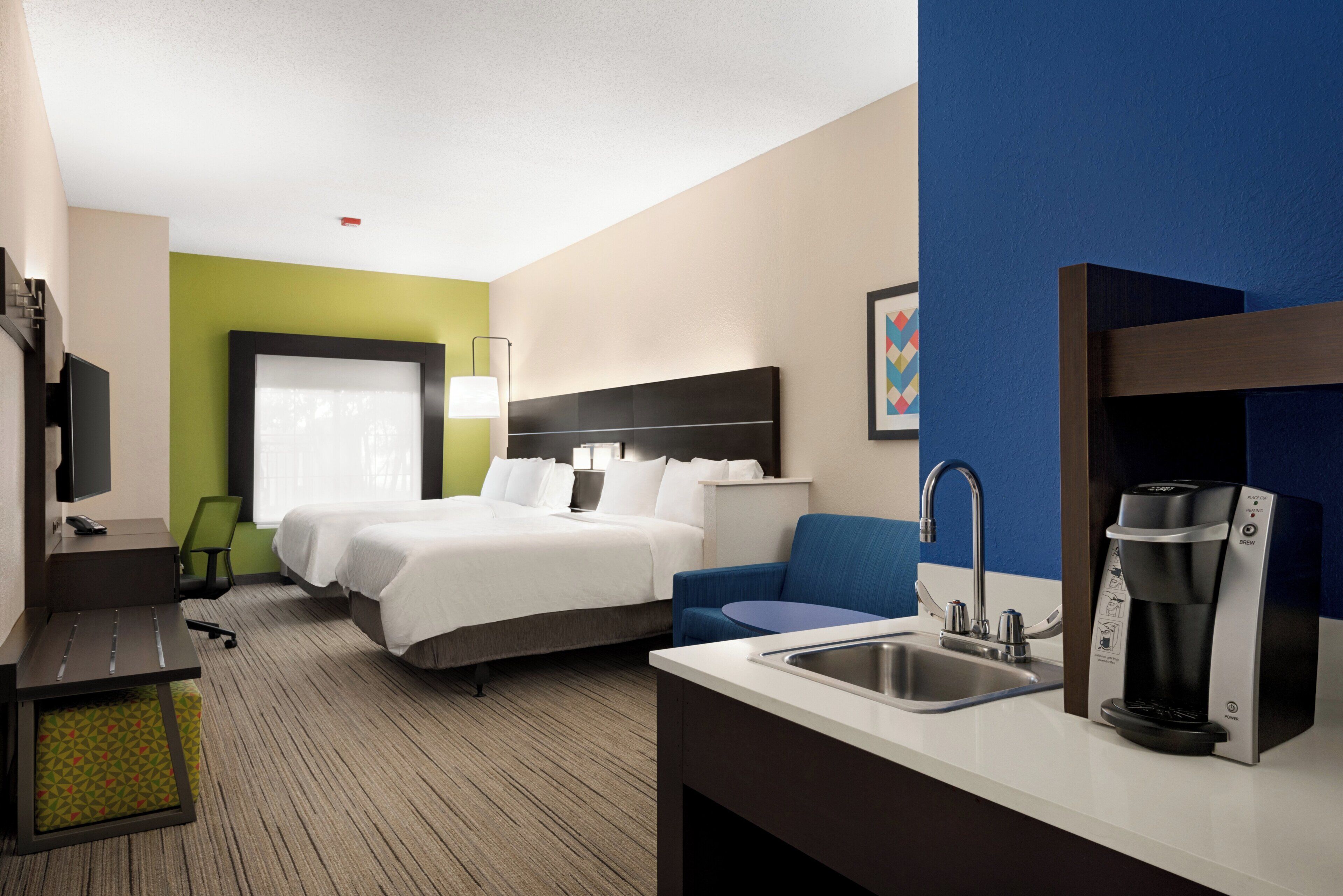 Suite, 2 Queen Beds (Living Area) | In-room safe, desk, iron/ironing board, WiFi (free)