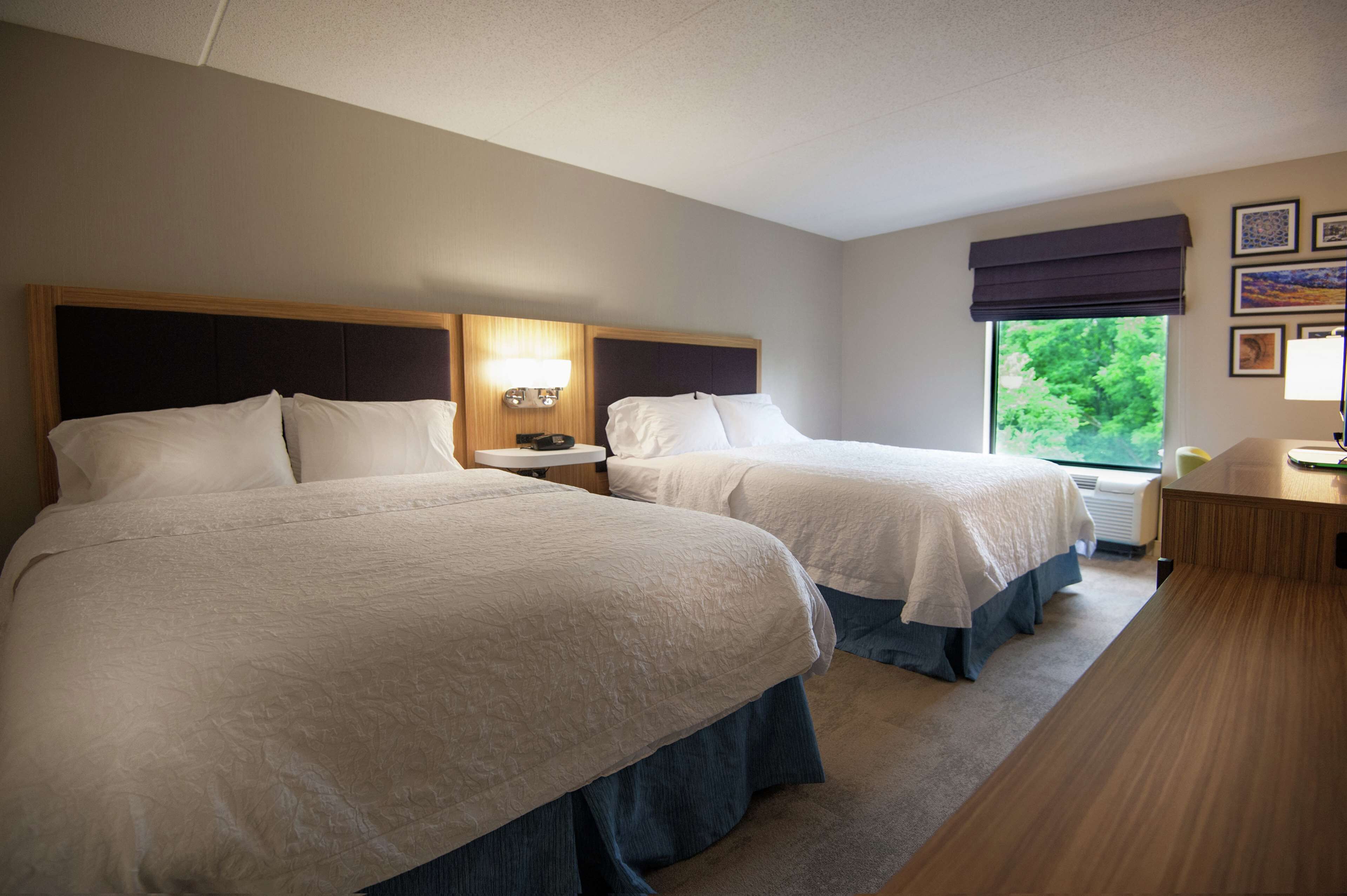 room, 2 queen beds, non smoking | hypo-allergenic bedding, select comfort beds, in-room safe, desk