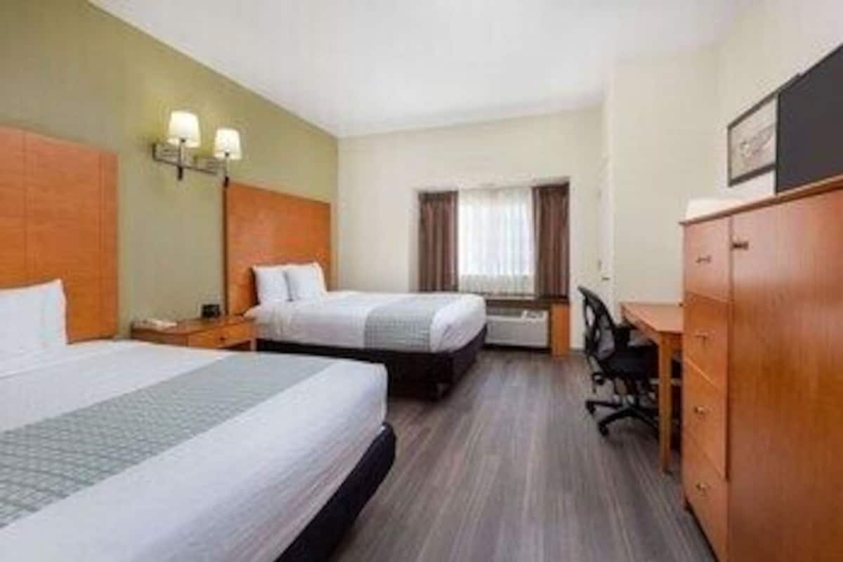 Premium bedding, pillow-top beds, in-room safe, desk