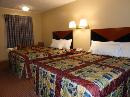 Premium bedding, down comforters, desk, laptop workspace