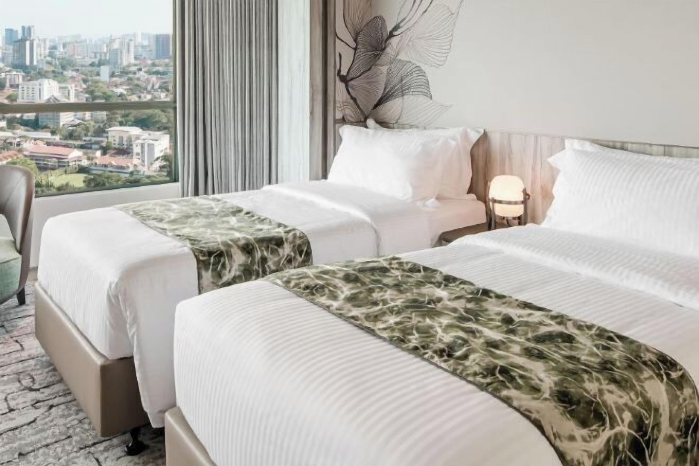 Premium bedding, down duvets, in-room safe, individually decorated