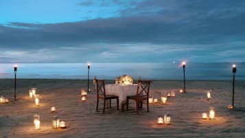 On the beach