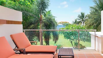 Room, 1 King Bed with Sofa bed, Oceanfront | Premium bedding, minibar, in-room safe, individually decorated