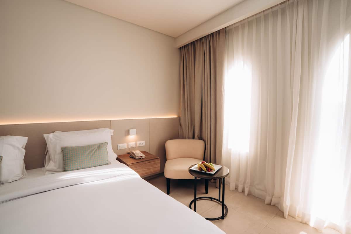 Minibar, in-room safe, desk, WiFi (free)