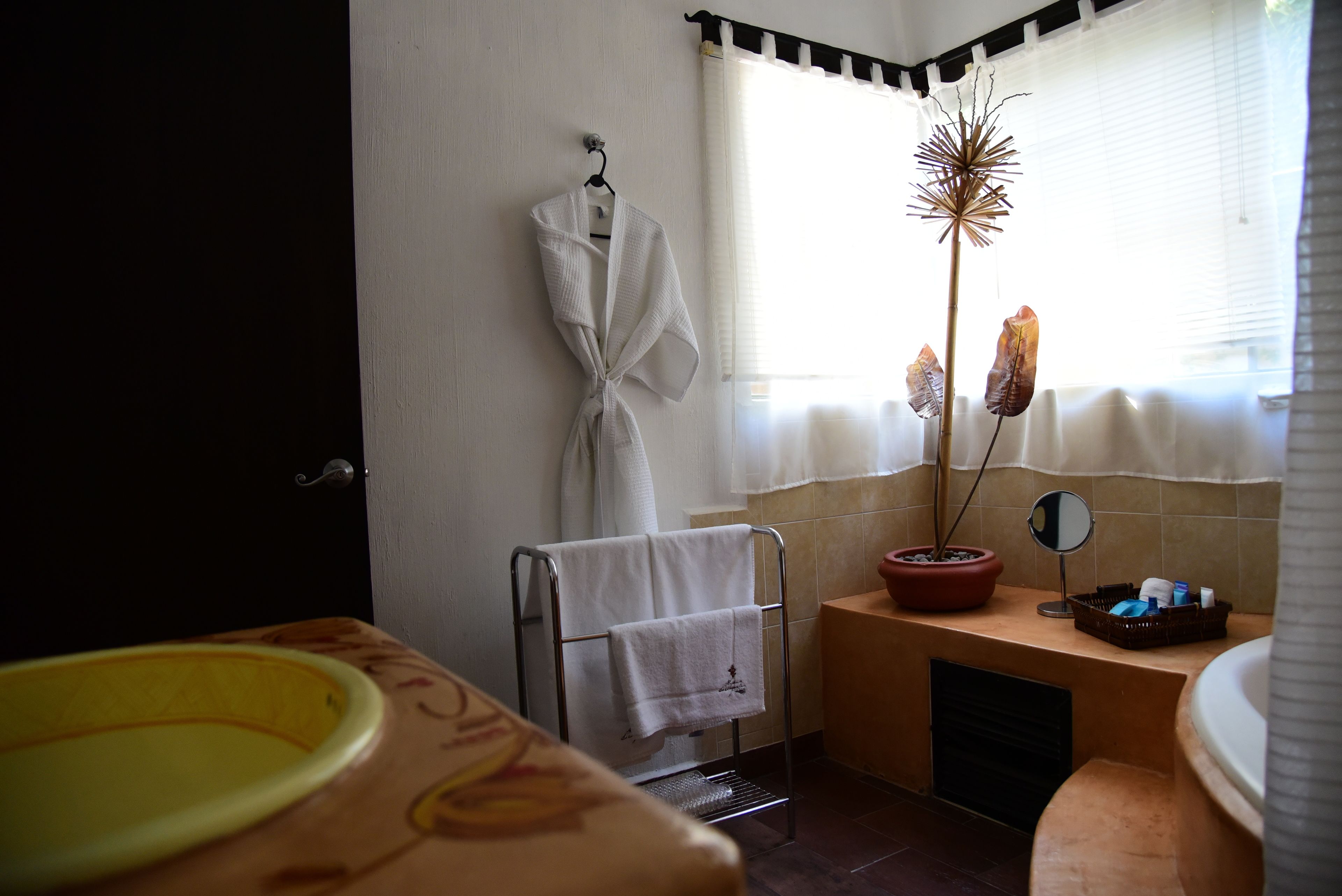 suite | bathroom | shower, designer toiletries, hair dryer, bathrobes