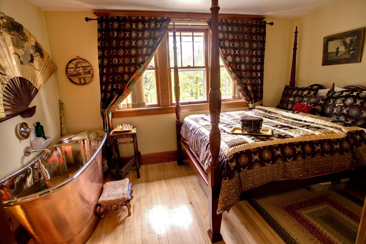 Kamar, 1 Tempat Tidur Queen, Bebas Asap Rokok (Love at First Site) | Setrika/meja setrika, Wi-Fi gratis, dan seprai linen