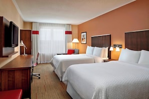 Room, 2 Queen Beds | Premium bedding, in-room safe, desk, blackout drapes - Four Points by Sheraton Moncton (Moncton)