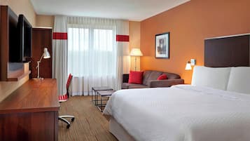 Premium bedding, in-room safe, desk, blackout curtains