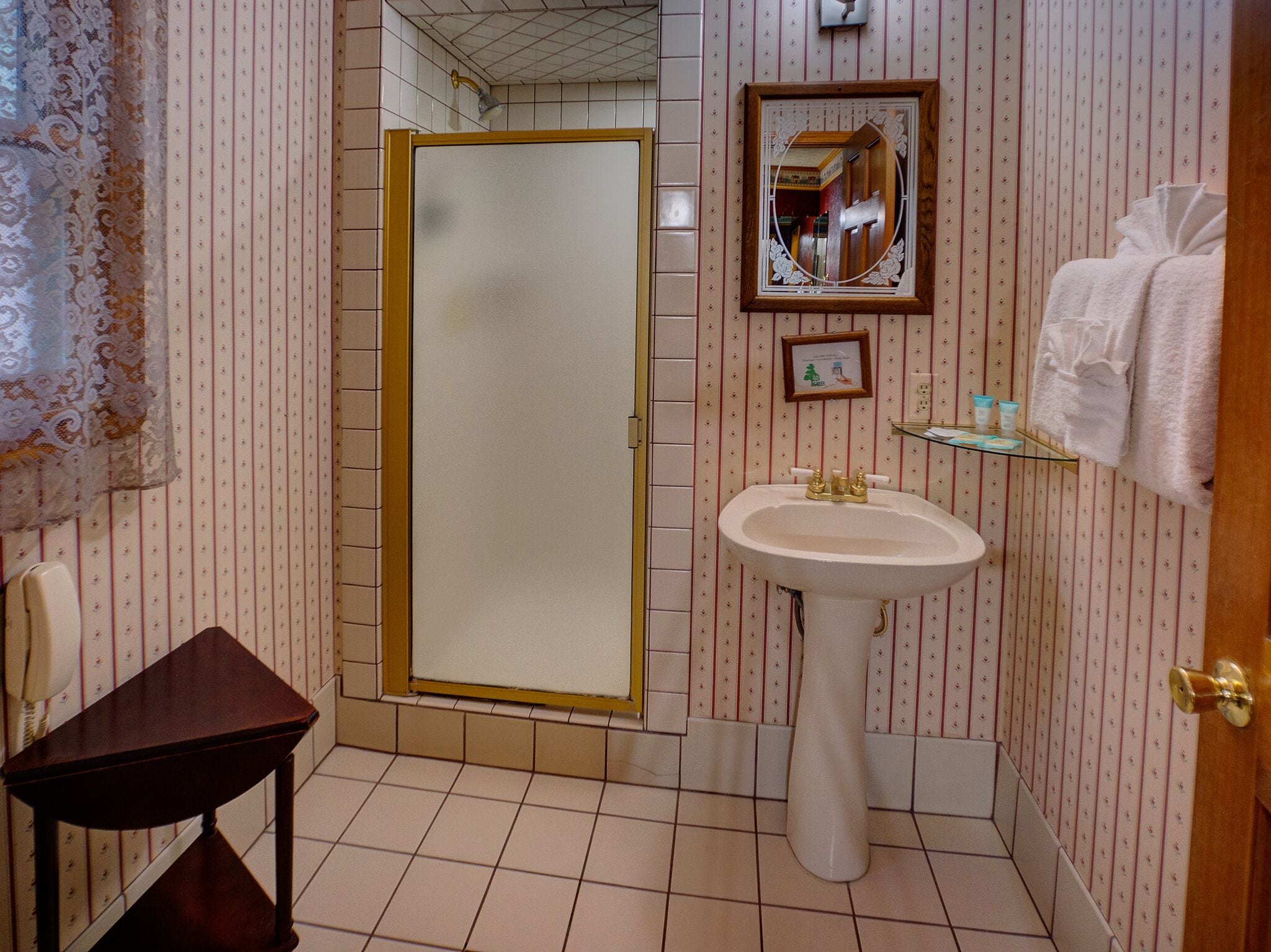 Free toiletries, hair dryer, towels, soap