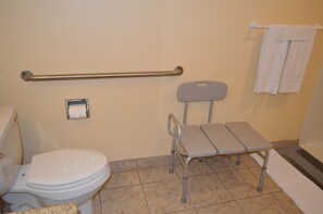 Standard Double Room, 2 Double Beds, Non Smoking | Bathroom shower