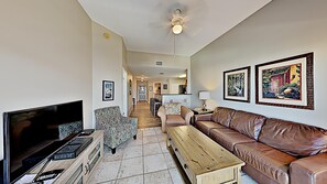 Condo, 2 Bedrooms, 2 Bathrooms | Living area - Madeira Bay Resort II by Travel Resort Services (Madeira Beach)