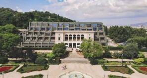 Majoituspaikan julkisivu