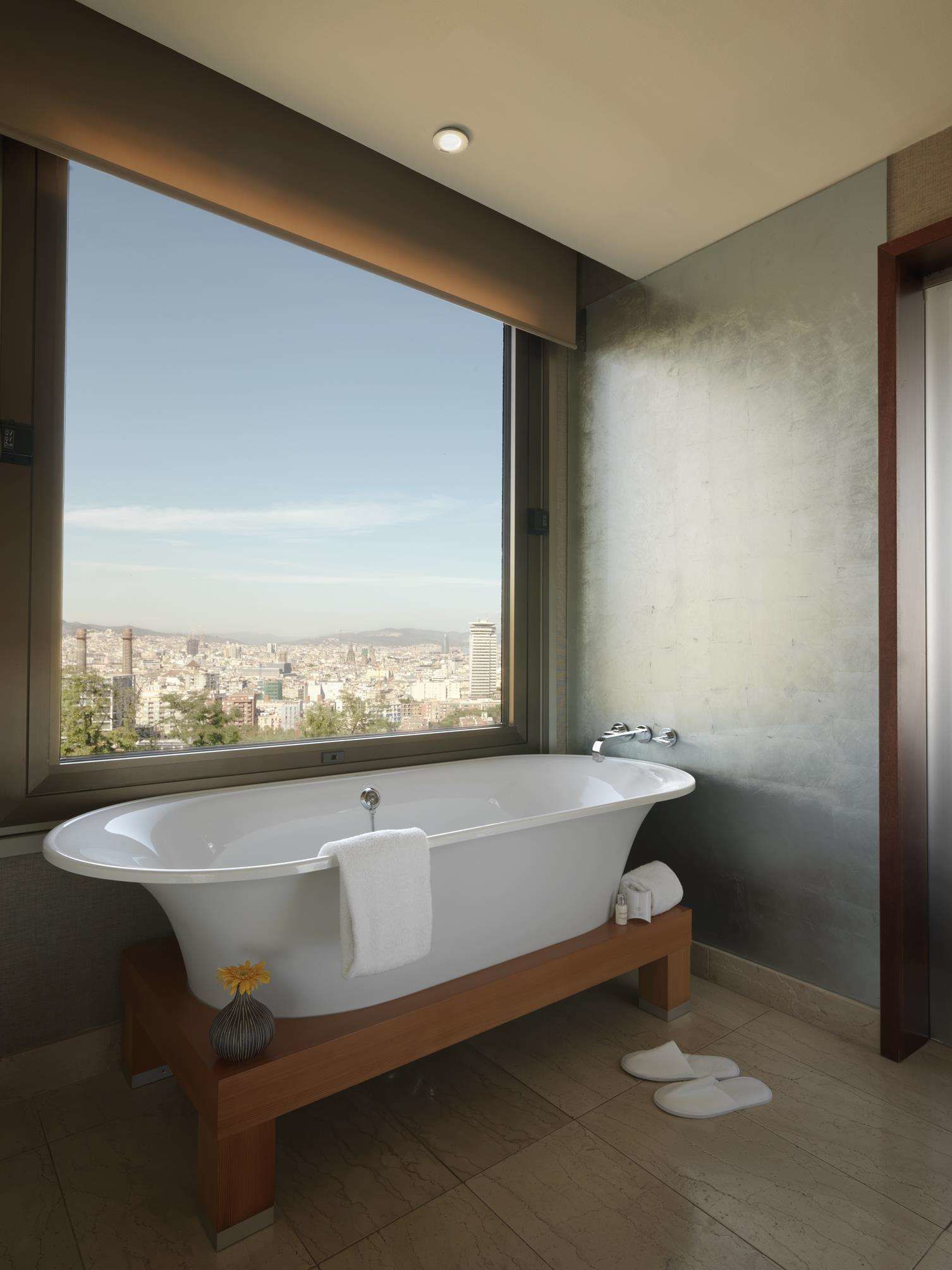 premium | bathroom | free toiletries, hair dryer, bathrobes, slippers