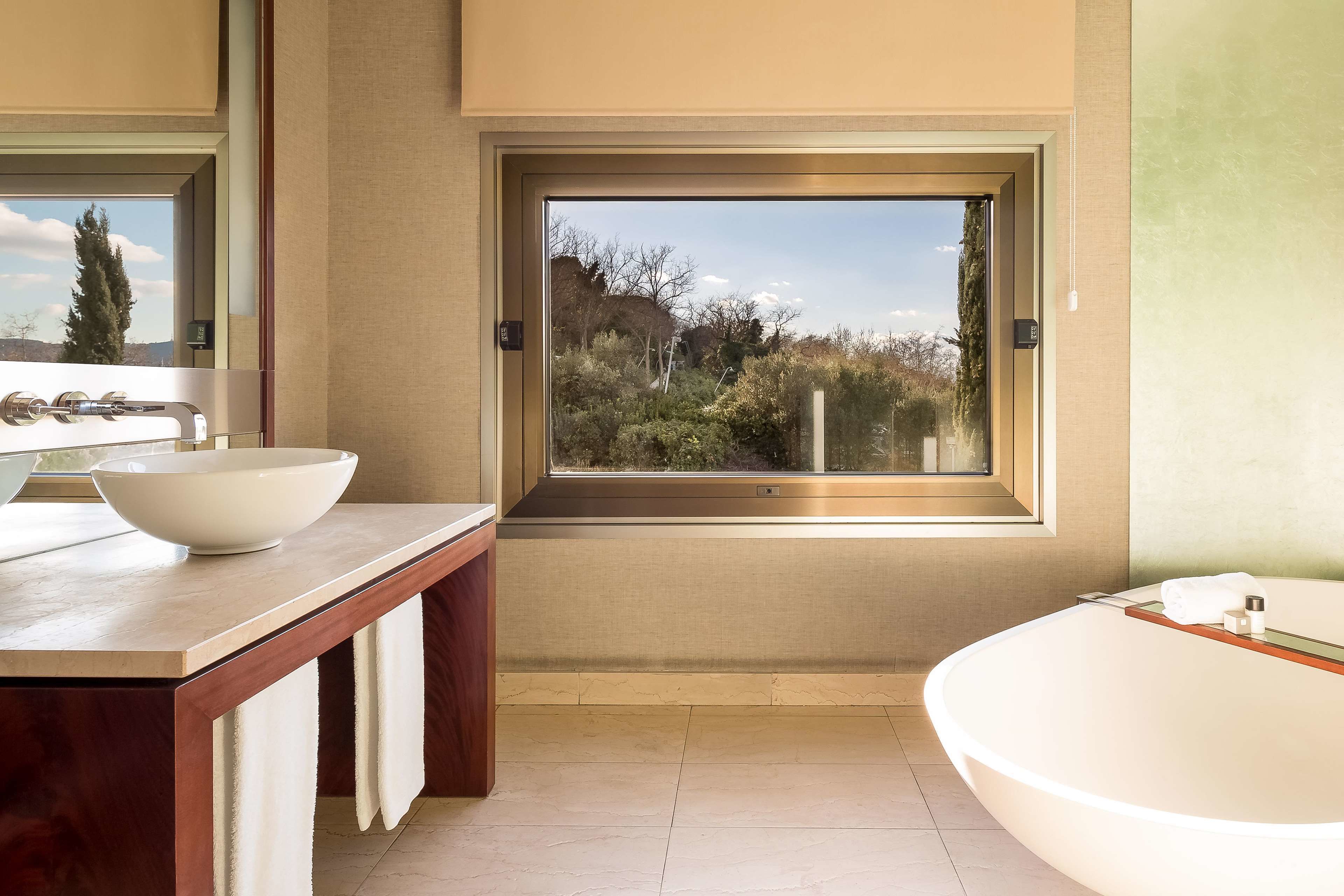 free toiletries, hair dryer, bathrobes, slippers