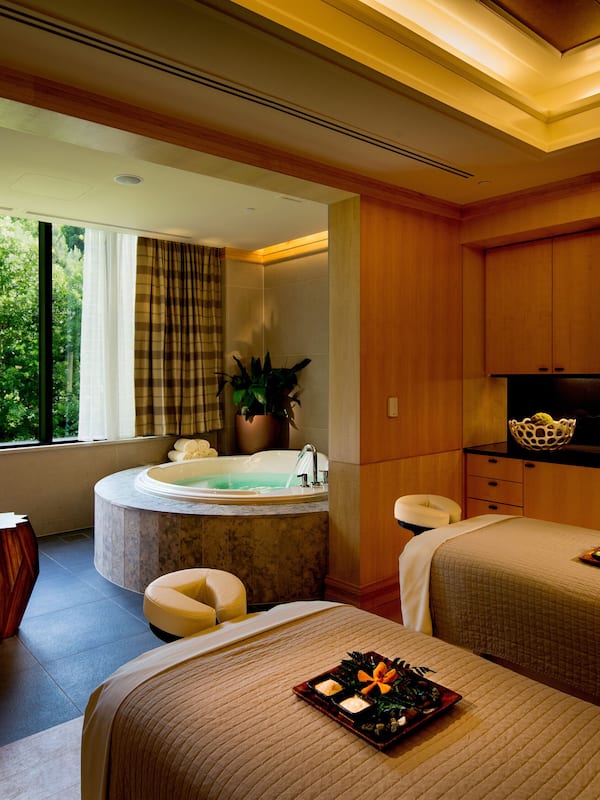 Sauna, hot tub, steam room, body treatments, aromatherapy