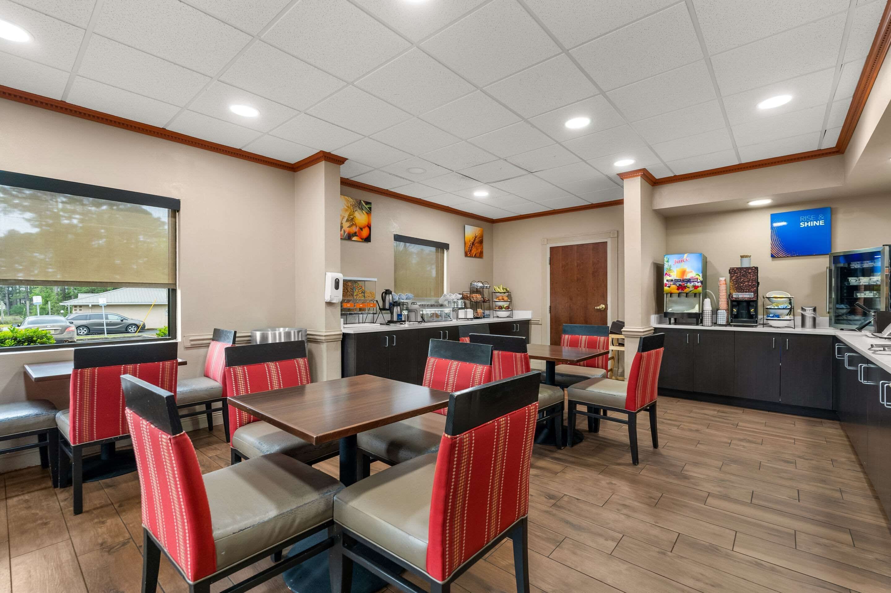 Free buffet breakfast