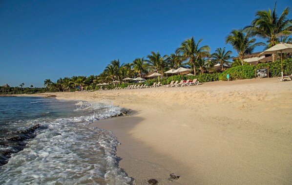 私家海滩、白沙