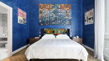 Deluxe Gallery | 1 Schlafzimmer, hochwertige Bettwaren, Daunenbettdecken, Minibar