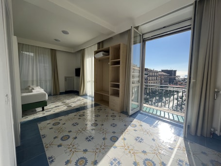 Ropa de cama de alta calidad y minibar
