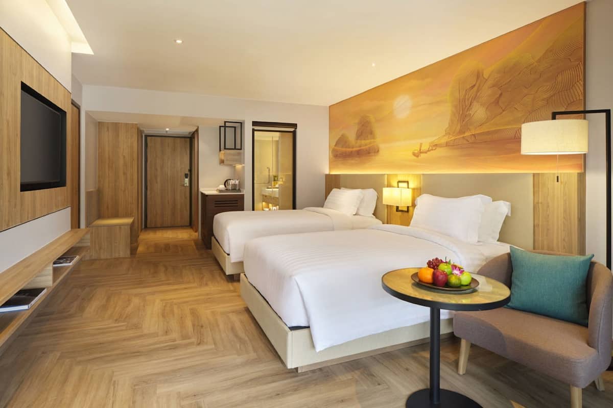 1 chambre, literie de qualité supérieure, matelas mémoire de forme