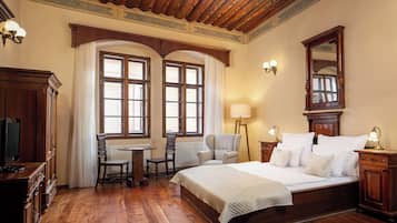 Superior kamer | 1 slaapkamer, luxe beddengoed, bedden met traagschuimmatrassen