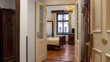 1 habitación y ropa de cama de alta calidad